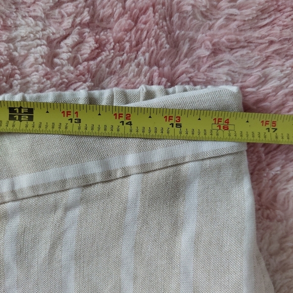 Loft Linen Blend Striped Pull On Pants Size Meduim - Picture 5 of 10
